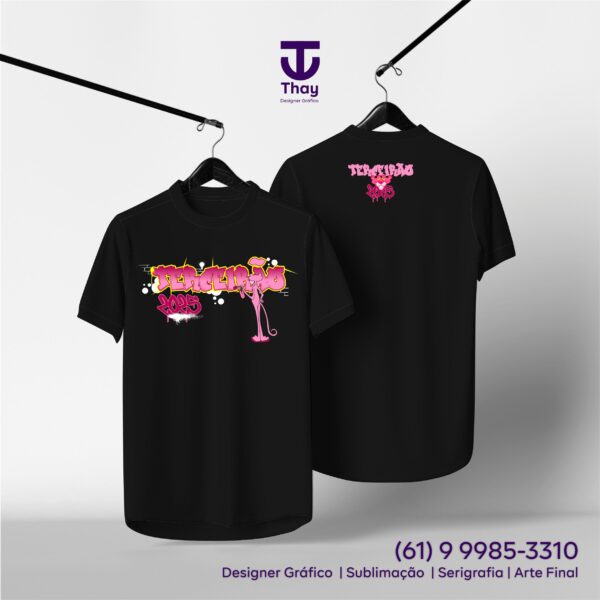 TERCEIRÃO - PANTERA COR DE ROSA