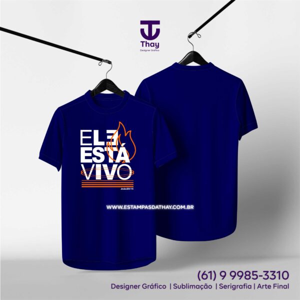 ESTAMPA RELIGIOSA ELE ESTÁ VIVO